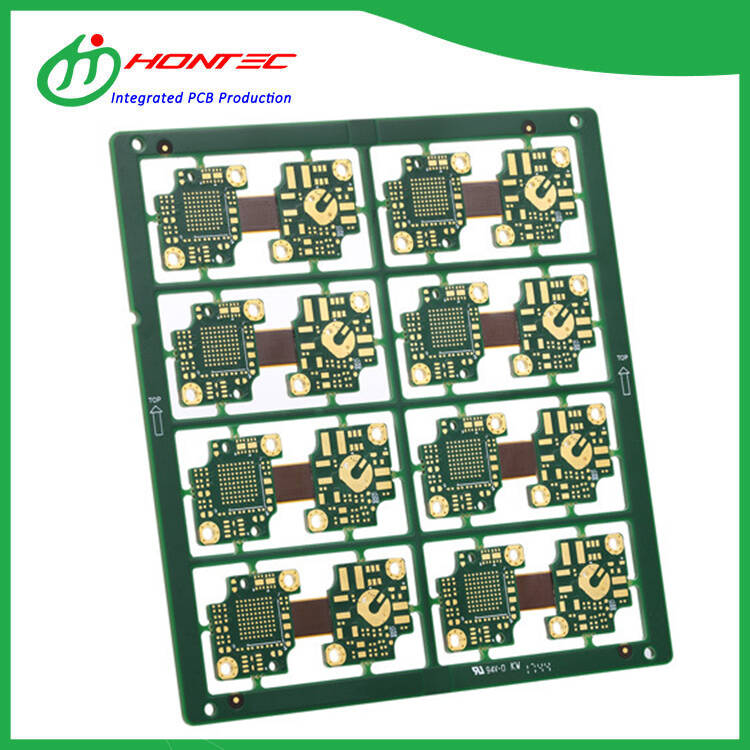 Circuit imprimé rigide Flex à 8 couches