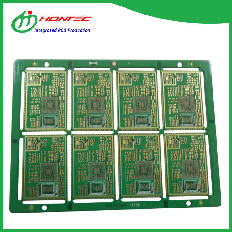 PCB HDI demi-trou